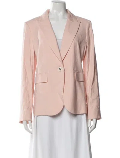 Pre-owned Veronica Beard Linen Blazer W/ Tags In Orange
