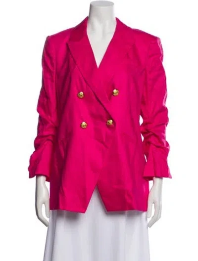 Pre-owned Veronica Beard Linen Blazer W/ Tags In Pink