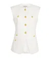 Veronica Beard Tamara Vest In White