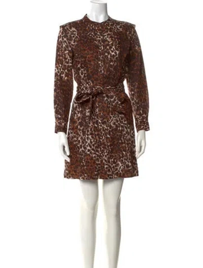 Pre-owned Veronica Beard Linen Dress In Neutral