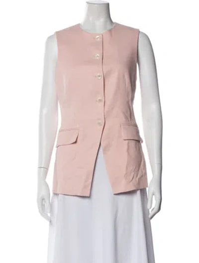 Pre-owned Veronica Beard Linen Evening Jacket In Pink