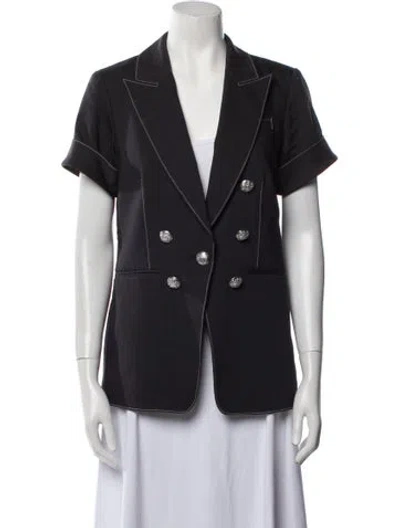 Pre-owned Veronica Beard Linen Jacket In Gray