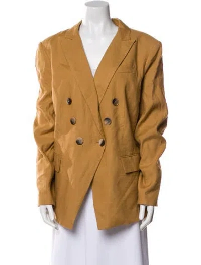 Pre-owned Veronica Beard Linen Jacket In Neutral