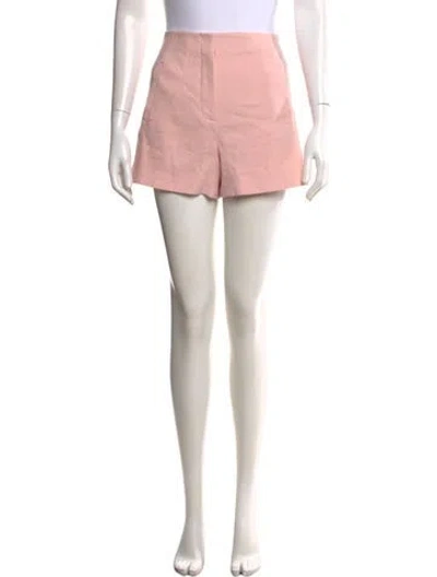 Pre-owned Veronica Beard Linen Mini Shorts W/ Tags In Pink