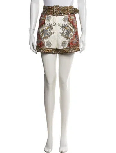 Pre-owned Veronica Beard Linen Paisley Print Coat W/ Tags In Multi