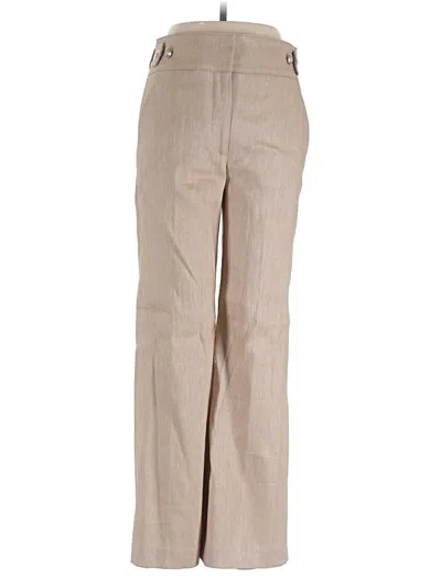 Pre-owned Veronica Beard Linen Pants In Brown