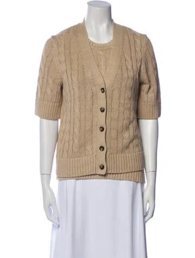 Pre-owned Veronica Beard Linen Set In Neutral
