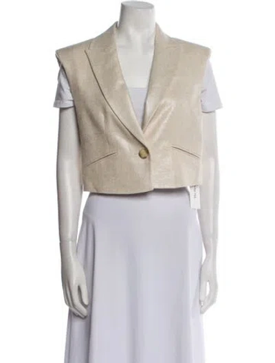 Pre-owned Veronica Beard Linen Vest