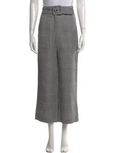 Pre-owned Veronica Beard Linen Wide Leg Pants W/ Tags In Blue