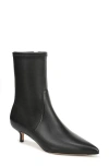 Veronica Beard Lisa 45 Stretch Kitten Heel Bootie In Black