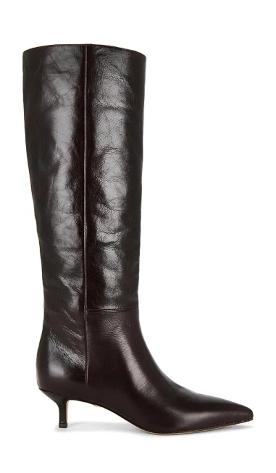 Veronica Beard Lisa 45 Tall Shaft Boot In Black