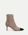 VERONICA BEARD LISA CAP-TOE MID-HEEL BOOTIE