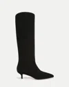 Veronica Beard Lisa Kitten-heel Boot In Black
