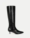 Veronica Beard Lisa Kitten-heel Boot In Black