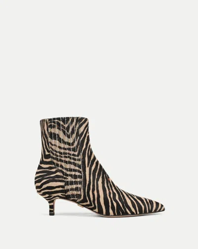 Veronica Beard Lisa Kitten-heel Ankle Boot In Ziger