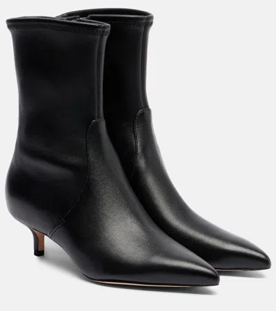 VERONICA BEARD LISA LEATHER ANKLE BOOTS