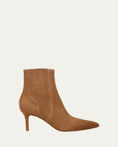 VERONICA BEARD LISA SUEDE STILETTO CHELSEA BOOTIES