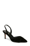 Veronica Beard Women's Lisbeth Pointed Toe Mid Heel Slingback Pumps In Black