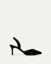 Veronica Beard Women's Lisbeth Pointed Toe Mid Heel Slingback Pumps In Black