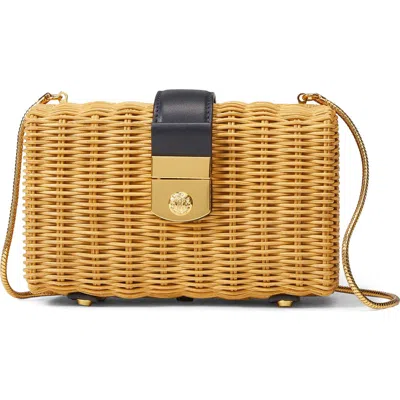 VERONICA BEARD VERONICA BEARD LOCK RATTAN BOX CLUTCH