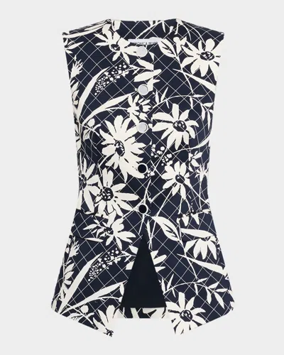 Veronica Beard Lois Floral Vest