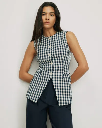 Veronica Beard Lois Gingham Vest