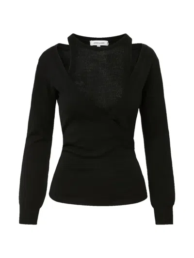 VERONICA BEARD LOLASEE CUT-OUT SWEATER