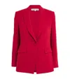Veronica Beard Long And Lean Dickey Blazer In Red