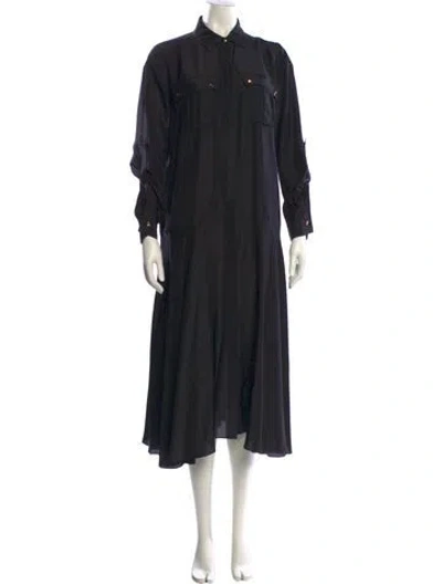 Pre-owned Veronica Beard Long Dress In Black