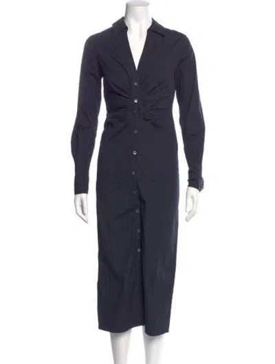 Pre-owned Veronica Beard Long Dress In Blue