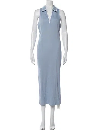 Pre-owned Veronica Beard Long Dress In Blue