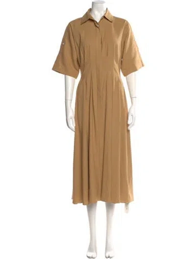 Pre-owned Veronica Beard Long Dress In Brown