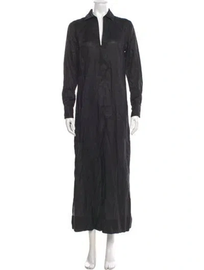 Pre-owned Veronica Beard Long Dress In Gray