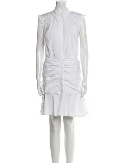 Pre-owned Veronica Beard Long Dress In White