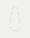 Veronica Beard Long Enamel Bead Chain Necklace In Black
