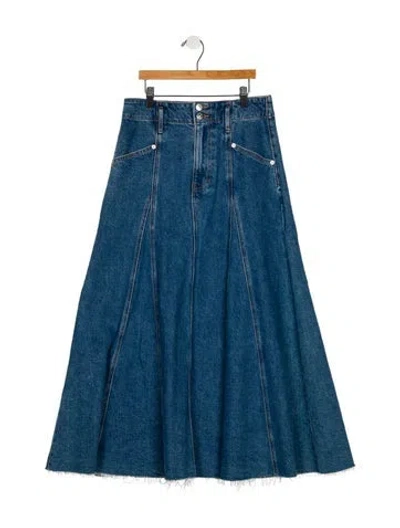 Pre-owned Veronica Beard Long Skirt In Blue
