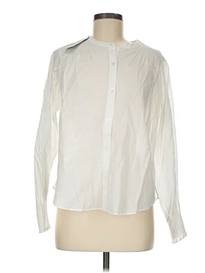 Veronica Beard Long Sleeve Blouse In Ivory