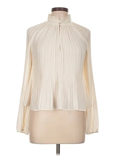 Veronica Beard Long Sleeve Blouse In Ivory