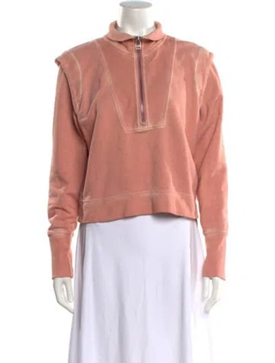 Pre-owned Veronica Beard Long Sleeve Sweatshirt In Pink