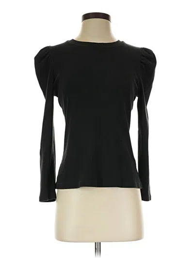 Pre-owned Veronica Beard Long Sleeve Top Black Turtleneck Tops