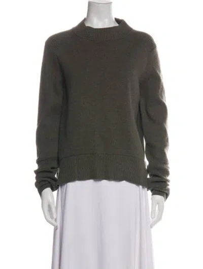 Pre-owned Veronica Beard Long Sleeve Top In Green