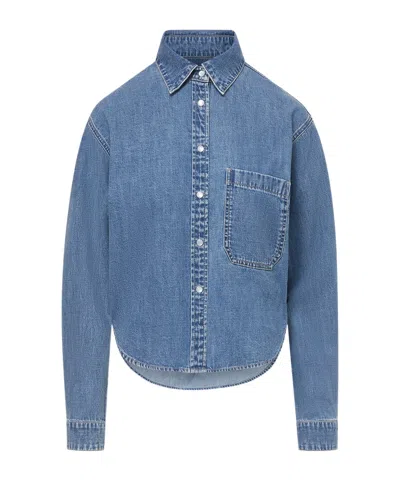 Veronica Beard Long-sleeved Shirt In Blue