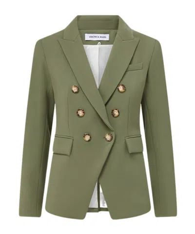 Veronica Beard Long-sleeved Suit Coat In Green