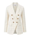Veronica Beard Long-sleeved Suit Coat In White
