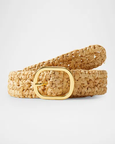 VERONICA BEARD LOOP RAFFIA BELT