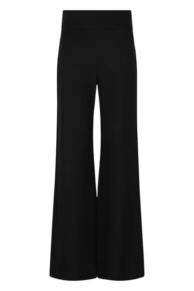 Veronica Beard Kalinda Wide-leg Ponte Pants In Black