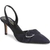 Veronica Beard Loralyn Slingback Pointed Toe Pump In Animal Print