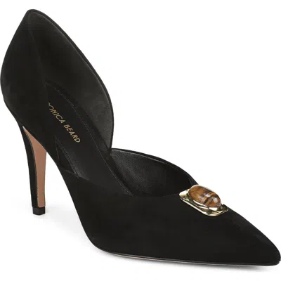 Veronica Beard Lorena Cabochon Pumps Black