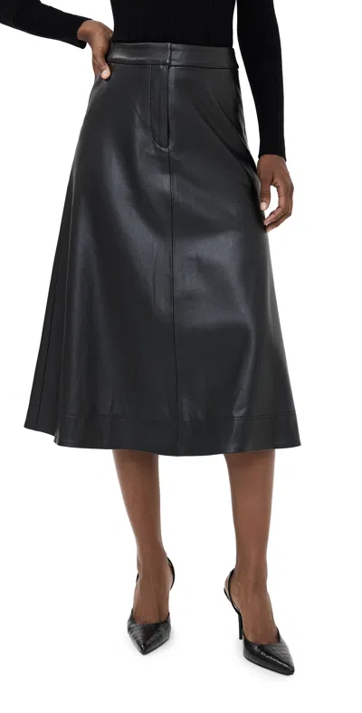 Veronica Beard Louise Midi Skirt In Black