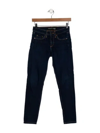 Pre-owned Veronica Beard Low-rise Skinny Leg Jeans In Blue